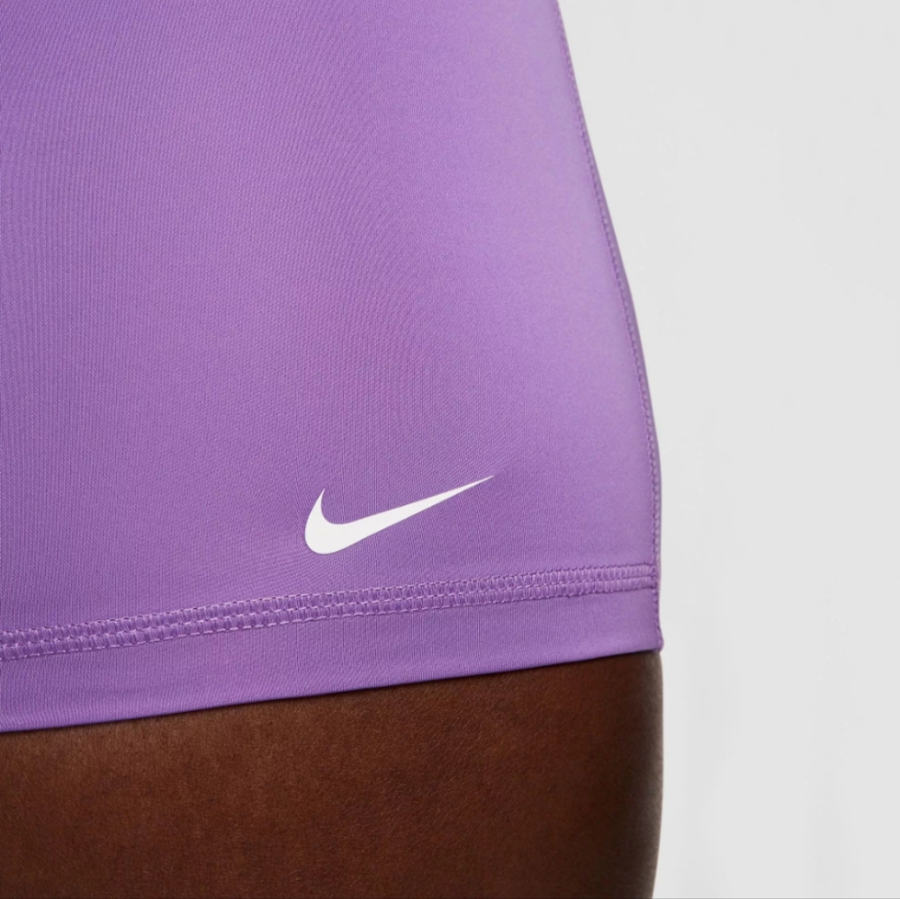 Nike Mid Rise Black Raspberry Pro 3” Shorts - Picture 5 of 9